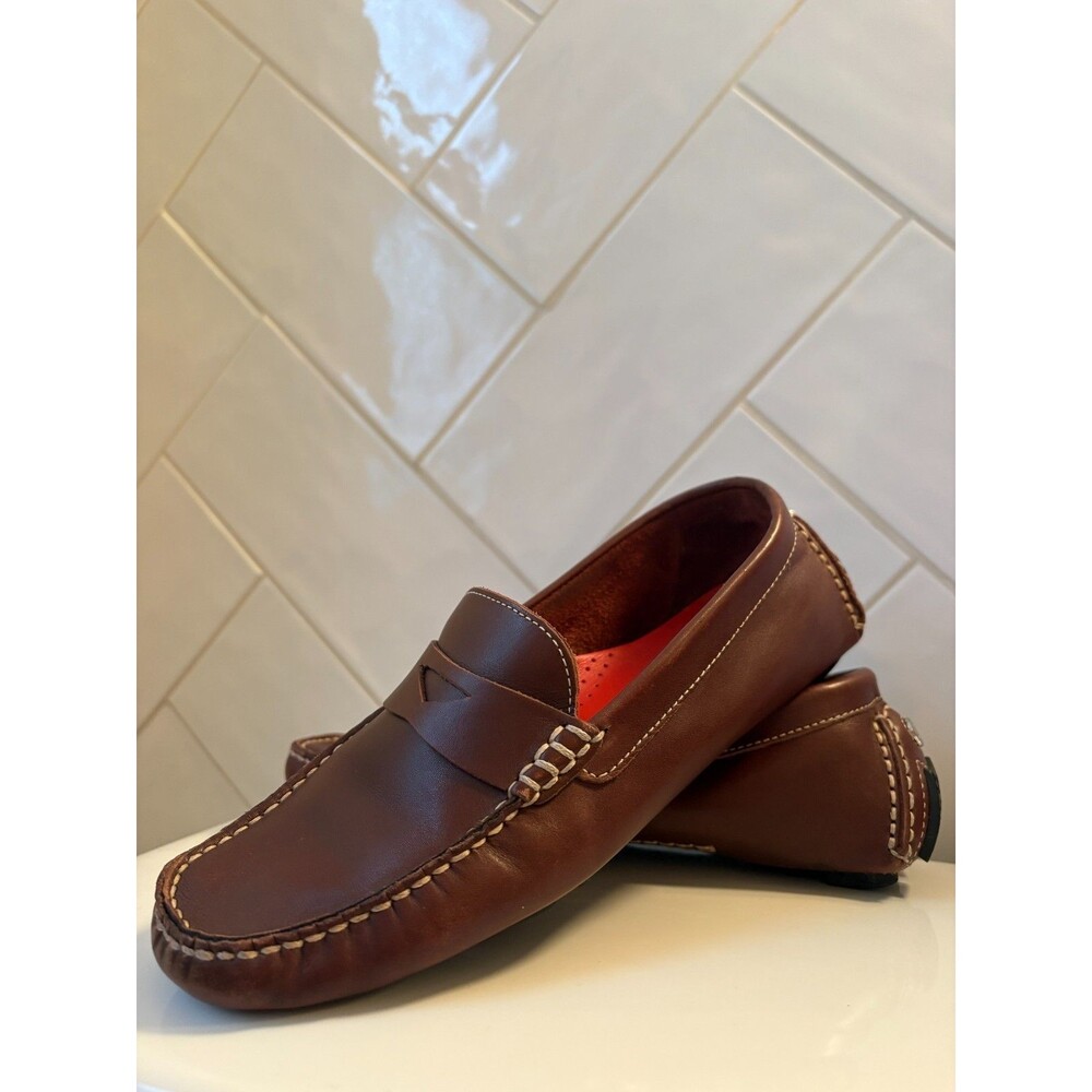 Cole Haan Trillby Driver Loafers Womens Size 7B Brown Leather Penny Shoes D18592